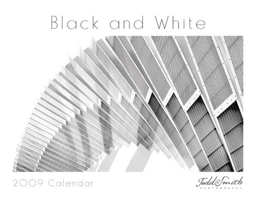 Cover Page of Black and White Calendar